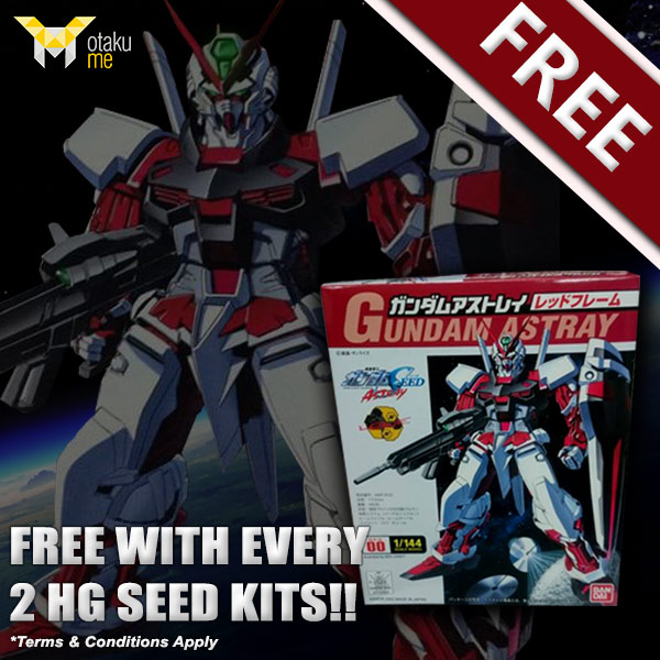 Free with every 2 HG SEED kits!